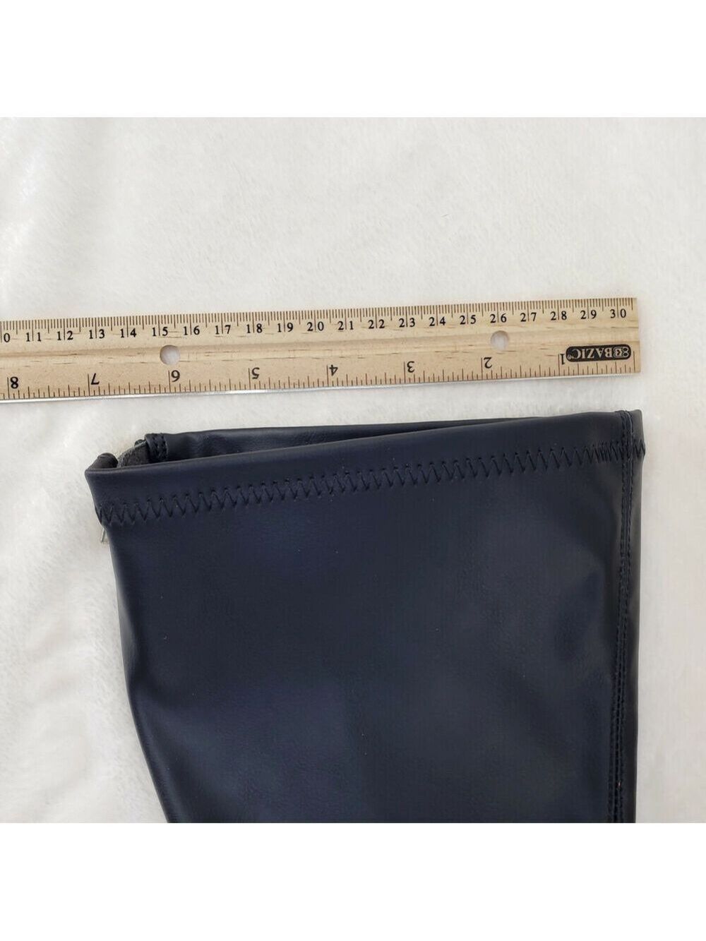 NIB Shaker 65WC Wide Calf Stretch Matte Platform 4.5" Wedge Heel Knee Boots NY - Picture 9 of 9